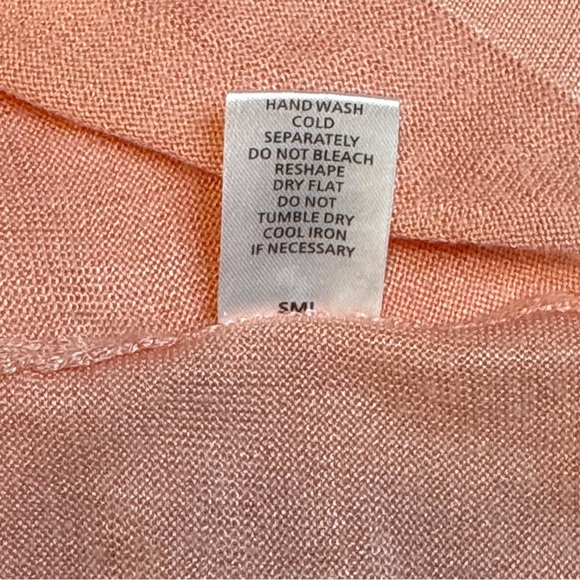 GB New York Peach Cowl Neck Long Sleeve Knit Top – Size S - Picture 9 of 9